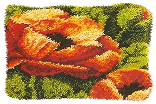 Vervaco Knüpfpackung zum Fertigen eines Knüpfkissen, Baumwolle, weiß, 40 x 40 x 0,3 cm von Vervaco