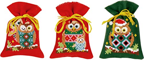 Vervaco Kräutertütchen-Stickpackung im gezählten Kreuzstich, Christmas Owls, 8 x 12cm Vervaco Kräutertütchen-Stickpackung im gezählten Kreuzstich, Christmas Owls, 8 x 12cm von Vervaco
