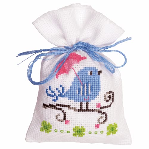 VERVACO Zählmusterpackung Stickset Säckchen Blaues Vögelchen DIY Gezählter Kreuzstich Stickpackungen Basteln Erwachsene Kreativ Set 8 x 12 cm Stickset für Anfänger Stoffbeutel zum Sticken VERVACO Zählmusterpackung Stickset Säckchen Blaues Vögelchen DIY Gezählter Kreuzstich Stickpackungen Basteln Erwachsene Kreativ Set 8 x 12 cm Stickset für Anfänger Stoffbeutel zum Sticken von Vervaco