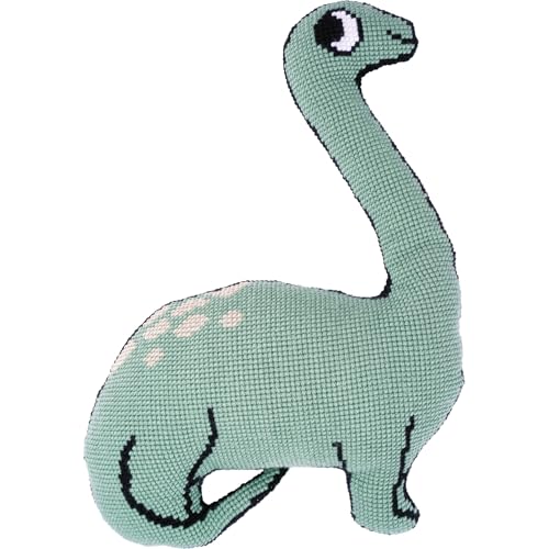 VERVACO Kreuzstich Stickpackungen Kissen Stickerei Set mit Kissenrücken Anfänger Vorgedruckt Dino DIY Set Kreativ Set Für Erwachseneca. 50 x 65 cm Bastelset Handwerker Haus Dekoration VERVACO Kreuzstich Stickpackungen Kissen Stickerei Set mit Kissenrücken Anfänger Vorgedruckt Dino DIY Set Kreativ Set Für Erwachseneca. 50 x 65 cm Bastelset Handwerker Haus Dekoration von Vervaco