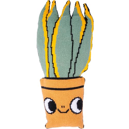 VERVACO Kreuzstich Stickpackungen Kissen Stickerei Set mit Kissenrücken Anfänger Vorgedruckt Aloepflanze DIY Set Kreativ Set Für Erwachseneca. 35 x 76 cm Bastelset Handwerker Haus Dekoration VERVACO Kreuzstich Stickpackungen Kissen Stickerei Set mit Kissenrücken Anfänger Vorgedruckt Aloepflanze DIY Set Kreativ Set Für Erwachseneca. 35 x 76 cm Bastelset Handwerker Haus Dekoration von Vervaco
