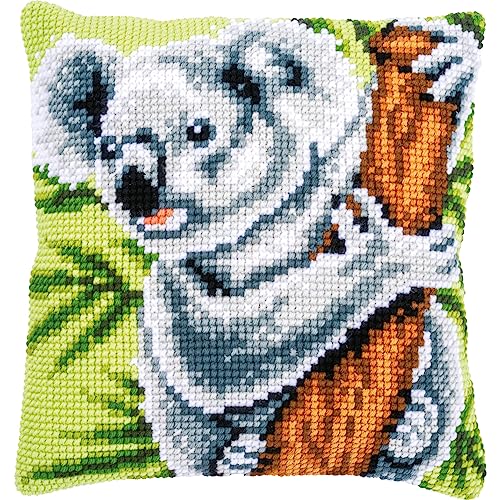 Vervaco Kreuzstich Stickpackungen Kissen Stickerei Set Anfänger Vorgedruckt Koala DIY Set Kreativ Set Für Erwachsene Dekoratives Kissen ca. 40 x 40 cm Bastelset Handwerker Haus Dekoration Vervaco Kreuzstich Stickpackungen Kissen Stickerei Set Anfänger Vorgedruckt Koala DIY Set Kreativ Set Für Erwachsene Dekoratives Kissen ca. 40 x 40 cm Bastelset Handwerker Haus Dekoration von Vervaco