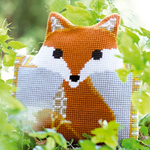 VERVACO Kreuzstich Stickpackungen Kissen Stickerei Set Anfänger Vorgedruckt Fuchs DIY Set Kreativ Set Für Erwachsene Dekoratives Kissen ca. 40 x 40 cm Bastelset Handwerker Haus Dekoration VERVACO Kreuzstich Stickpackungen Kissen Stickerei Set Anfänger Vorgedruckt Fuchs DIY Set Kreativ Set Für Erwachsene Dekoratives Kissen ca. 40 x 40 cm Bastelset Handwerker Haus Dekoration von Vervaco