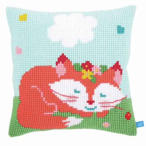 Vervaco Kreuzstichkissen/Stickkissen vorgedruckt, Sleeping Fox, 40 x 40cm Vervaco Kreuzstichkissen/Stickkissen vorgedruckt, Sleeping Fox, 40 x 40cm von Vervaco