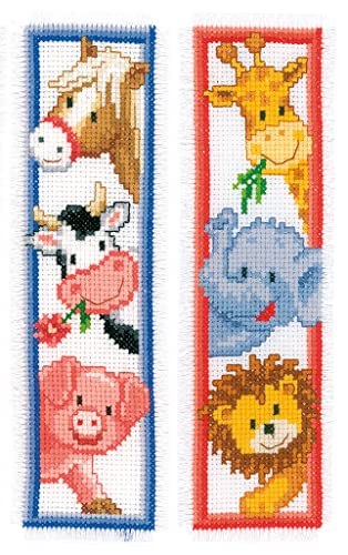 Vervaco Lesezeichen Kreuzstich Stickpackungen Gezählter Kreuzstich Set Tiere 2er DIY Set Erwachsene Sticken Lesen Zubehör Geschenk Zählmusterpackung ca. 6 x 20 cm Stickset für Anfänger Vervaco Lesezeichen Kreuzstich Stickpackungen Gezählter Kreuzstich Set Tiere 2er DIY Set Erwachsene Sticken Lesen Zubehör Geschenk Zählmusterpackung ca. 6 x 20 cm Stickset für Anfänger von Vervaco