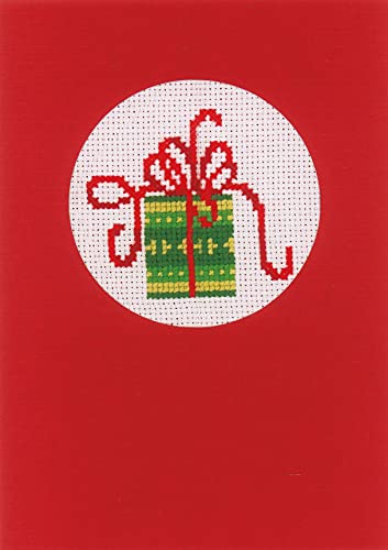 Vervaco Lesezeichen Kreuzstich Stickpackungen Gezählter Kreuzstich Weihnachten 3er DIY Postkarten Set Erwachsene Sticken Bastelset ca. 10,5 x 15 cm Stickset für Anfänger Kreatives Geschenk von Vervaco