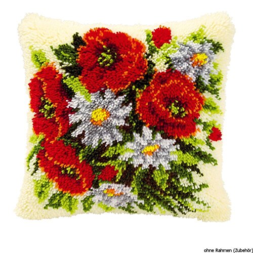 VERVACO Knüpfkissen Set Deko Kissenbezug Knüpfset für Anfänger BLUMENSTRAUSS Basteln Erwachsene Kreativ DIY Handarbeit Kissen zum Selber Knüpfe ca. 40 x 40 cm Latch Hook Kit Knüpfhaken Set Kissen VERVACO Knüpfkissen Set Deko Kissenbezug Knüpfset für Anfänger BLUMENSTRAUSS Basteln Erwachsene Kreativ DIY Handarbeit Kissen zum Selber Knüpfe ca. 40 x 40 cm Latch Hook Kit Knüpfhaken Set Kissen von Vervaco