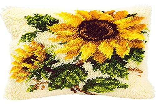 Vervaco Knüpfkissen Set Deko Kissenbezug Knüpfset für Anfänger SONNENBLUMEN Basteln Erwachsene Kreativ DIY Handarbeit Kissen zum Selber Knüpfe ca. 40 x 40 cm Latch Hook Kit Knüpfhaken Set Kissen Vervaco Knüpfkissen Set Deko Kissenbezug Knüpfset für Anfänger SONNENBLUMEN Basteln Erwachsene Kreativ DIY Handarbeit Kissen zum Selber Knüpfe ca. 40 x 40 cm Latch Hook Kit Knüpfhaken Set Kissen von Vervaco