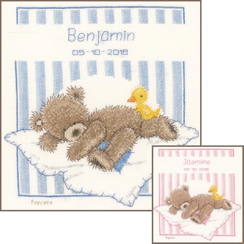 Vervaco Gezählter Kreuzstich Stickpackungen Stickset Baby Geburt Popcorn Geboren Wanddekoration Handarbeit Set für Erwachsene Kreatives Handwerk ca. 20 x 23 cm Geburt Geschenk Hausdeko Vervaco Gezählter Kreuzstich Stickpackungen Stickset Baby Geburt Popcorn Geboren Wanddekoration Handarbeit Set für Erwachsene Kreatives Handwerk ca. 20 x 23 cm Geburt Geschenk Hausdeko von Vervaco