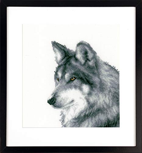 Vervaco PN-0149789 Kreuzstich-Set Wolf, NA, 15 x 18 cm, 15 x 18cm von Vervaco