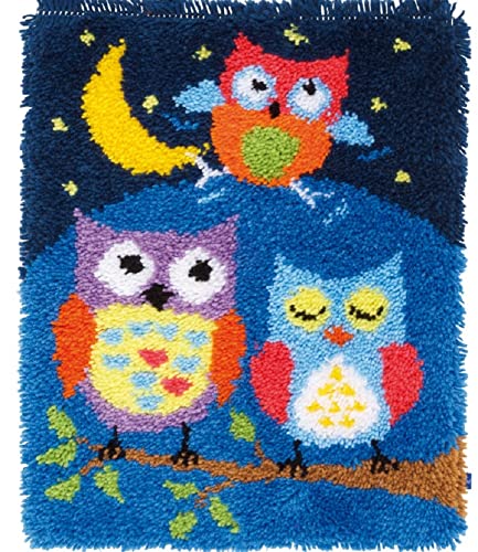 VERVACO Knüpfteppich zum Selbstknüpfen, Baumwolle, weiß, 43 x 54 x 0,3 cm, PN-0154926 von Vervaco