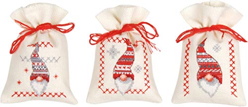 VERVACO Zählmusterpackung Stickset Säckchen Wichtel 3er DIY Gezählter Kreuzstich Stickpackungen Basteln Erwachsene Kreativ Set 8 x 12 cm Stickset für Anfänger Stoffbeutel zum Sticken VERVACO Zählmusterpackung Stickset Säckchen Wichtel 3er DIY Gezählter Kreuzstich Stickpackungen Basteln Erwachsene Kreativ Set 8 x 12 cm Stickset für Anfänger Stoffbeutel zum Sticken von Vervaco