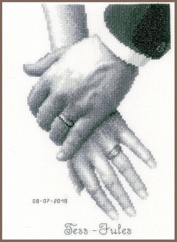 Vervaco Gezählter Kreuzstich Stickpackungen DIY Stickbilder Hochzeitsdeko Hände Wanddekoration Handarbeit Set für Erwachsene Kreatives Handwerk ca. 18 x 25 cm Hochzeitsgeschenk Kreuzstichbilder Set Vervaco Gezählter Kreuzstich Stickpackungen DIY Stickbilder Hochzeitsdeko Hände Wanddekoration Handarbeit Set für Erwachsene Kreatives Handwerk ca. 18 x 25 cm Hochzeitsgeschenk Kreuzstichbilder Set von Vervaco