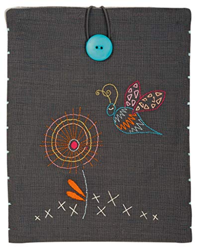 Vervaco Embroidery-Klassische Stickerei Tablet-PC Hülle, acryl, Stylised Dragonfly, 21 x 26cm von Vervaco