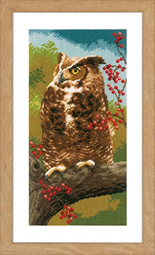 Vervaco PN-0164961 Kit Punto de Cruz contado: Owl in Autumn, N, 19 x 39cm Vervaco PN-0164961 Kit Punto de Cruz contado: Owl in Autumn, N, 19 x 39cm von Vervaco