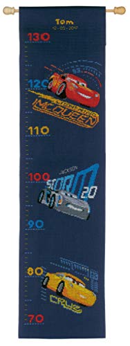 Vervaco WD Zählmusterpackung Cars Aida Kreuzstickpackung zum Auszählen, weiß, 18 x 70 x 0,3 cm Vervaco WD Zählmusterpackung Cars Aida Kreuzstickpackung zum Auszählen, weiß, 18 x 70 x 0,3 cm von Vervaco
