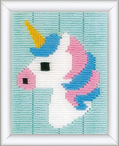 Vervaco Stickbilder für Kinder Langstich Set EINHORN Stickset für Anfänger Bastelset Handwerker ca. 12,5 x 16 cm Kreatives Nähset für Kinder DIY Sticken Set Kreatives Geschenk Vervaco Stickbilder für Kinder Langstich Set EINHORN Stickset für Anfänger Bastelset Handwerker ca. 12,5 x 16 cm Kreatives Nähset für Kinder DIY Sticken Set Kreatives Geschenk von Vervaco