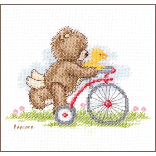 VERVACO Gezählter Kreuzstich Stickpackungen DIY Stickbilder Popcorn auf dem Fahrrad Wanddekoration Handarbeit Set für Erwachsene Kreatives Handwerk ca. 19 x 14 cm Kreuzstichbilder Set Hausdeko VERVACO Gezählter Kreuzstich Stickpackungen DIY Stickbilder Popcorn auf dem Fahrrad Wanddekoration Handarbeit Set für Erwachsene Kreatives Handwerk ca. 19 x 14 cm Kreuzstichbilder Set Hausdeko von Vervaco