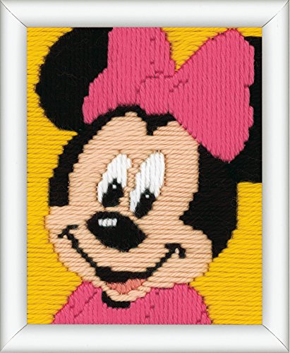 Vervaco Spannstichpackung Minnie Mouse Stickpackung vorgedruckt, Stramin, weiß, 12,5 x 16 x 0,3 cm Vervaco Spannstichpackung Minnie Mouse Stickpackung vorgedruckt, Stramin, weiß, 12,5 x 16 x 0,3 cm von Vervaco