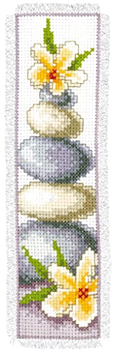 Vervaco Steine Zählmusterpackung-Lesezeichen-Stickpackung im gezählten Kreuzstich, Coton, Mehrfarbig, 6 x 20 x 0.3 cm von Vervaco