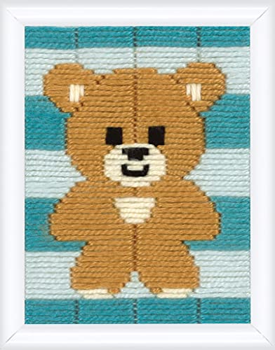 Vervaco Stickbilder für Kinder Langstich Set KLEINER BÄR Stickset für Anfänger Bastelset Handwerker ca. 12,5 x 16 cm Kreatives Nähset für Kinder DIY Sticken Set Kreatives Geschenk Vervaco Stickbilder für Kinder Langstich Set KLEINER BÄR Stickset für Anfänger Bastelset Handwerker ca. 12,5 x 16 cm Kreatives Nähset für Kinder DIY Sticken Set Kreatives Geschenk von Vervaco