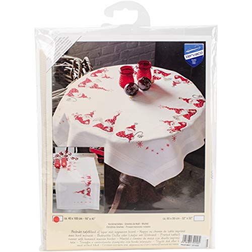 Vervaco Stickpackung Kreuzstich Set Vorgedruckt Tischläufer Wichtel Stickdecken Vorgezeichnet DIY Basteln Erwachsene Kreativ Stickläufer zum Selbersticken 40 x 100 cm Stickset Vervaco Stickpackung Kreuzstich Set Vorgedruckt Tischläufer Wichtel Stickdecken Vorgezeichnet DIY Basteln Erwachsene Kreativ Stickläufer zum Selbersticken 40 x 100 cm Stickset von Vervaco
