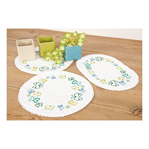 Vervaco Stickpackung/Tischdecke im vorgedruckten/vorgezeichneten Kreuzstich, Baumwolle, Mehrfarbig, 30 x 2 x 20 cm Vervaco Stickpackung/Tischdecke im vorgedruckten/vorgezeichneten Kreuzstich, Baumwolle, Mehrfarbig, 30 x 2 x 20 cm von Vervaco