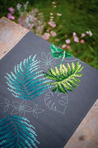Vervaco Stickpackung Kreuzstich Set Vorgedruckt Tischläufer botanische Blätter Stickdecken Vorgezeichnet Basteln Erwachsene Kreativ Stickläufer zum Selbersticken 38 x 138 cm Stickset Vervaco Stickpackung Kreuzstich Set Vorgedruckt Tischläufer botanische Blätter Stickdecken Vorgezeichnet Basteln Erwachsene Kreativ Stickläufer zum Selbersticken 38 x 138 cm Stickset von Vervaco