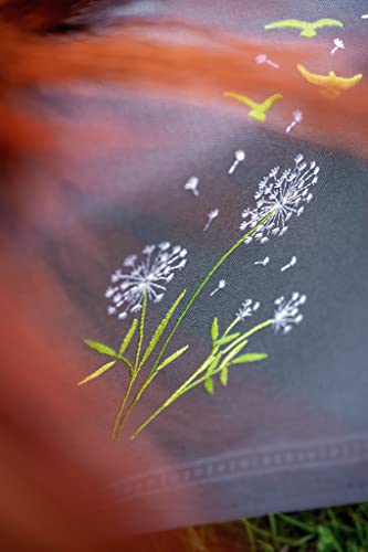 Vervaco Stickpackung Tischdecke Sticken Set Erwachsene Vorgedruckt Blumenflaum Stickdecken Vorgezeichnet Decke Sticken Stickpackung Plattstich 80 x 80 cm Stoff zum Sticken Kreatives Geschenk Vervaco Stickpackung Tischdecke Sticken Set Erwachsene Vorgedruckt Blumenflaum Stickdecken Vorgezeichnet Decke Sticken Stickpackung Plattstich 80 x 80 cm Stoff zum Sticken Kreatives Geschenk von Vervaco