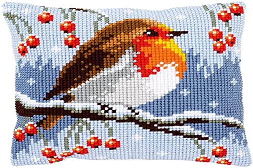 Vervaco Stickpackung für Kreuzstichkissen vorgedruckt, Baumwolle, weiß, 40 x 40 x 0,3 cm Vervaco Stickpackung für Kreuzstichkissen vorgedruckt, Baumwolle, weiß, 40 x 40 x 0,3 cm von Vervaco