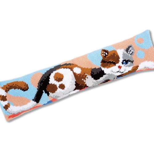 Vervaco Kreuzstich Stickpackungen Dekorative Zugluftstopper Vorgedruckt Kissen Katze DIY Set Kreativ Set Für Erwachsene ca. 80 x 20 cm Bastelset Handwerker Haus Dekoration Vervaco Kreuzstich Stickpackungen Dekorative Zugluftstopper Vorgedruckt Kissen Katze DIY Set Kreativ Set Für Erwachsene ca. 80 x 20 cm Bastelset Handwerker Haus Dekoration von Vervaco
