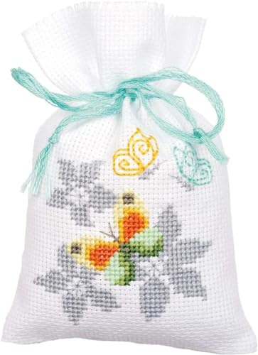 VERVACO Zählmusterpackung Stickset Säckchen Schmetterlinge 3er DIY Gezählter Kreuzstich Stickpackungen Basteln Erwachsene Kreativ Set 8 x 12 cm Stickset für Anfänger Stoffbeutel zum Sticken VERVACO Zählmusterpackung Stickset Säckchen Schmetterlinge 3er DIY Gezählter Kreuzstich Stickpackungen Basteln Erwachsene Kreativ Set 8 x 12 cm Stickset für Anfänger Stoffbeutel zum Sticken von Vervaco