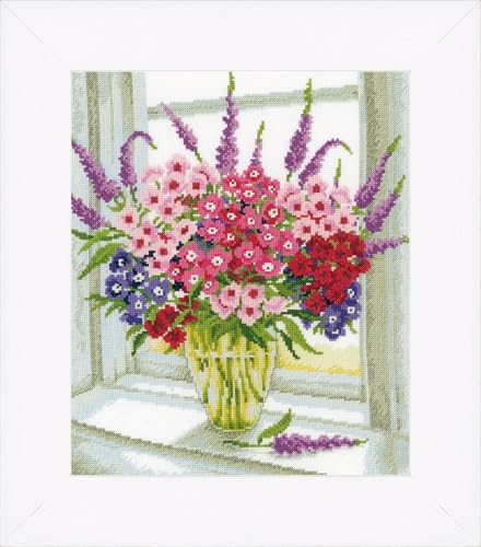VERVACO Gezählter Kreuzstich Stickpackungen DIY Stickbilder Blumentopf Wanddekoration Handarbeit Set für Erwachsene Kreatives Handwerk ca. 27 x 32 cm Kreuzstichbilder Set Hausdeko VERVACO Gezählter Kreuzstich Stickpackungen DIY Stickbilder Blumentopf Wanddekoration Handarbeit Set für Erwachsene Kreatives Handwerk ca. 27 x 32 cm Kreuzstichbilder Set Hausdeko von Vervaco