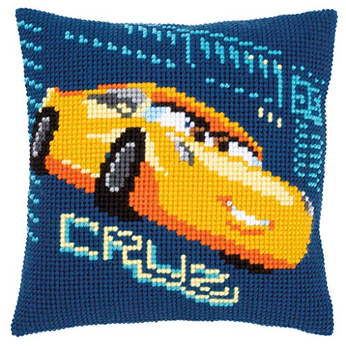 Vervaco WD Kreuzstichkissen Cruz Kreuzstickpackung vorgedruckt, Stramin, weiß, 40 x 40 x 0,3 cm Vervaco WD Kreuzstichkissen Cruz Kreuzstickpackung vorgedruckt, Stramin, weiß, 40 x 40 x 0,3 cm von Vervaco