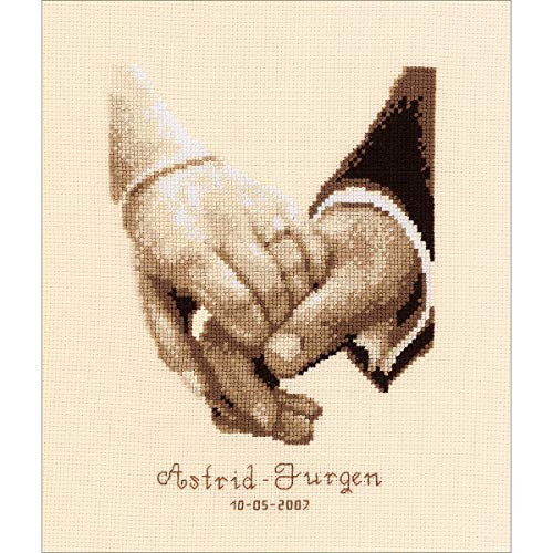Vervaco Wedding Happiness On Aida Counted Cross Stitch Kit-6.4"X7.6" 18 Count Vervaco Wedding Happiness On Aida Counted Cross Stitch Kit-6.4"X7.6" 18 Count von Vervaco