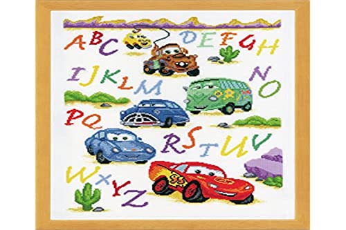 Vervaco Zählmusterpackung Cars Aida Kreuzstickpackung zum Auszählen, weiß, 35 x 45 x 0,3 cm Vervaco Zählmusterpackung Cars Aida Kreuzstickpackung zum Auszählen, weiß, 35 x 45 x 0,3 cm von Vervaco