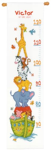 VERVACO Gezählter Kreuzstich Stickpackungen Stickset Baby Geburt Arche Noah Wanddekoration Handarbeit Set für Erwachsene Kreatives Handwerk ca. 18 x 70 cm Geburt Geschenk Hausdeko VERVACO Gezählter Kreuzstich Stickpackungen Stickset Baby Geburt Arche Noah Wanddekoration Handarbeit Set für Erwachsene Kreatives Handwerk ca. 18 x 70 cm Geburt Geschenk Hausdeko von Vervaco