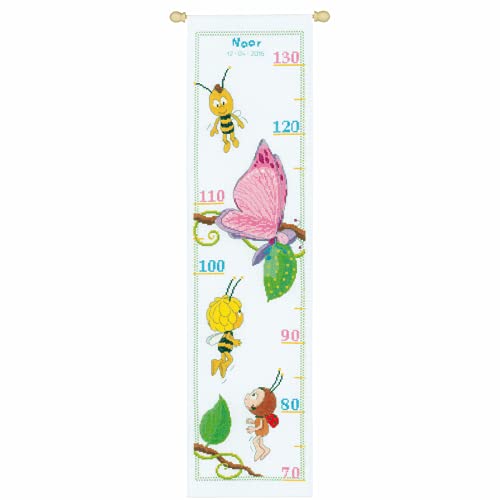 Vervaco Zählmusterpackung-Stickpackung im gezählten Kreuzstich Messlatte, Baumwolle, weiß, 18 x 70 x 0,3 cm Vervaco Zählmusterpackung-Stickpackung im gezählten Kreuzstich Messlatte, Baumwolle, weiß, 18 x 70 x 0,3 cm von Vervaco