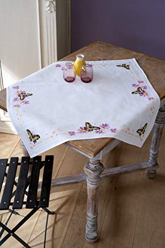 Vervaco Stickpackung Tischdecke Zählmusterpackung Kreuzstich Schmetterling Stickdecken zum Selbersticken Stickset Weihnachten Kreativ Set für Erwachsene 80 x 80 cm Kreatives Geschenk Vervaco Stickpackung Tischdecke Zählmusterpackung Kreuzstich Schmetterling Stickdecken zum Selbersticken Stickset Weihnachten Kreativ Set für Erwachsene 80 x 80 cm Kreatives Geschenk von Vervaco