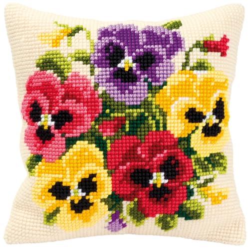 vervaco|cross für Kreuzstich Kissen: Stiefmütterchen posy|pn-0008685 vervaco|cross für Kreuzstich Kissen: Stiefmütterchen posy|pn-0008685 von Vervaco