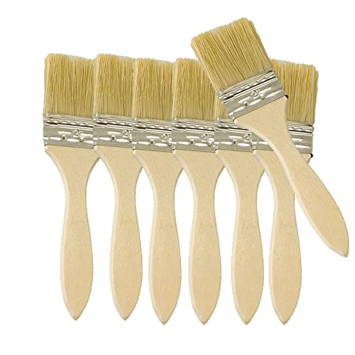 Chip Paint Pinsel (20 Packung) 2 Zoll Größen professioneller Holzgriff Pinsel für Farbe, Flecken, Lacken, Klebstoffe und DIY zu Hause von Verve Jelly