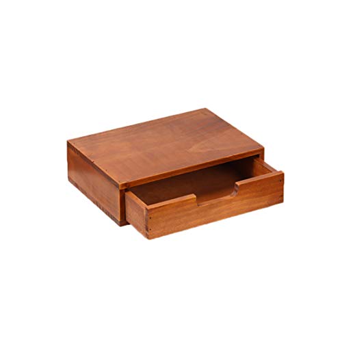 Verve Jelly Desktop Aufbewahrung mit Schubladen Holz mini schubladenbox 1 Stöckig, Vintage aufbewahrungsbox kosmetik Holzbox mit Schubfach Organizer Holz Tischkommode zur Aufbewahrung von Verve Jelly