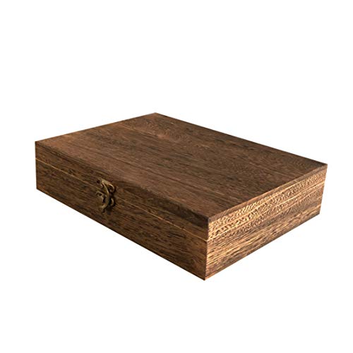 Verve Jelly Sammler Organizer Box Holz-Schatulle ca. 26 x 20 x 6 cm, Schatzkiste Verkaufshilfe Tee-Box Sortierbox Tischorganizer Büro von Verve Jelly