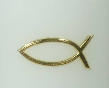Wachsmotiv Fisch goldfarbig, glänzend - 20x40 mm - 9647 - Wachsdekor für Kerzen Wachsmotiv Fisch goldfarbig, glänzend - 20x40 mm - 9647 - Wachsdekor für Kerzen von Verziermaterial
