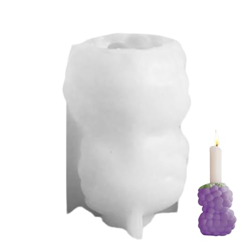 Vesidoloy Obstformen zur Kerzenherstellung – Fondant-Silikonform, festliche dekorative Kerzenherstellung, Form für Halloween, Hochzeit, Weihnachten, Seife, Harz, Kunst, Schmuck, Duft, Gips von Vesidoloy