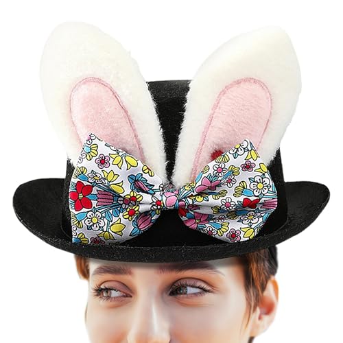 Vesidoloy Osterhasenhut - Hasenohren Top Hut Ostern Kostüm | Festliches Hasenkostüm Hüte Cosplay Requisiten für Fotografie für Frauen & Männer Vesidoloy Osterhasenhut - Hasenohren Top Hut Ostern Kostüm | Festliches Hasenkostüm Hüte Cosplay Requisiten für Fotografie für Frauen & Männer von Vesidoloy