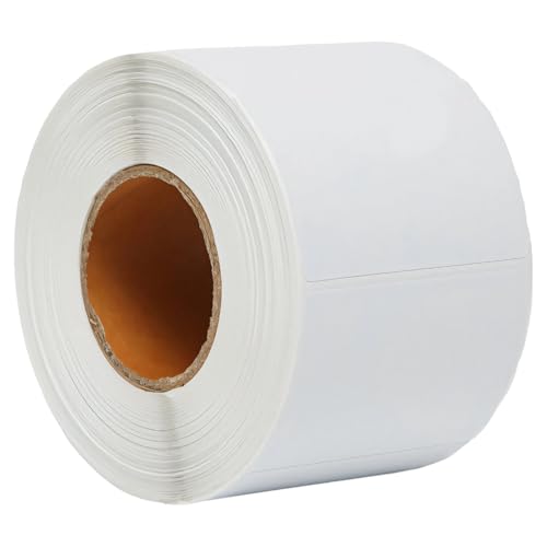 Thermoetiketten für Behälter, leicht abziehbar, 75 x 120 mm, 300 Blatt pro Rolle, wasserdicht, kratzfest, für verschiedene Oberflächen von Vestamore