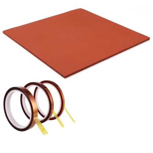 Vestamore 38,1 x 38,1 cm Silikon-Wärmepressmatte mit 3 hitzebeständigen Bändern, 0,3 dick für Wärmepressmaschinen, flaches Ersatzpolster für Wärmeübertragung und Bügeln Vestamore 38,1 x 38,1 cm Silikon-Wärmepressmatte mit 3 hitzebeständigen Bändern, 0,3 dick für Wärmepressmaschinen, flaches Ersatzpolster für Wärmeübertragung und Bügeln von Vestamore