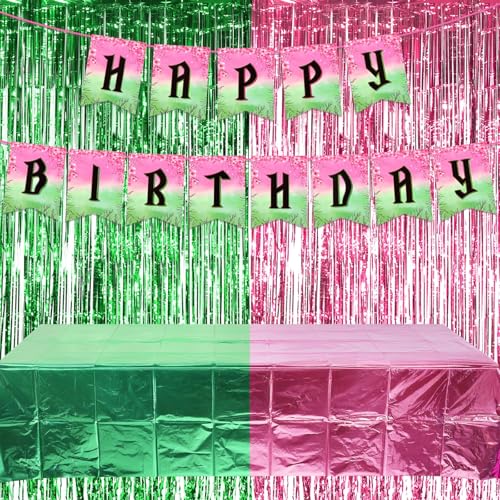 Witchy Party Kit in & Green for Birthday Events, Includes Banners, Table Covers, Fringe Backdrops - Ideal For Unique Celebration Locations Witchy Party Kit in & Green for Birthday Events, Includes Banners, Table Covers, Fringe Backdrops - Ideal For Unique Celebration Locations von Vestamore