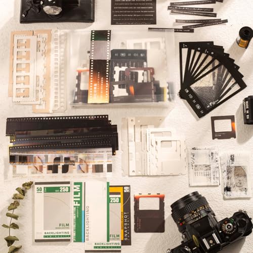 Veszoen 94 Stück Scrapbooking Sticker Filmstreifen Sammelalbum Papier Film Aufkleber Scrapbook Set Scrapbook Zubehör Bullet Journal Sticker für Sammelalbum Tagebuch Journaling Laptops Veszoen 94 Stück Scrapbooking Sticker Filmstreifen Sammelalbum Papier Film Aufkleber Scrapbook Set Scrapbook Zubehör Bullet Journal Sticker für Sammelalbum Tagebuch Journaling Laptops von Veszoen